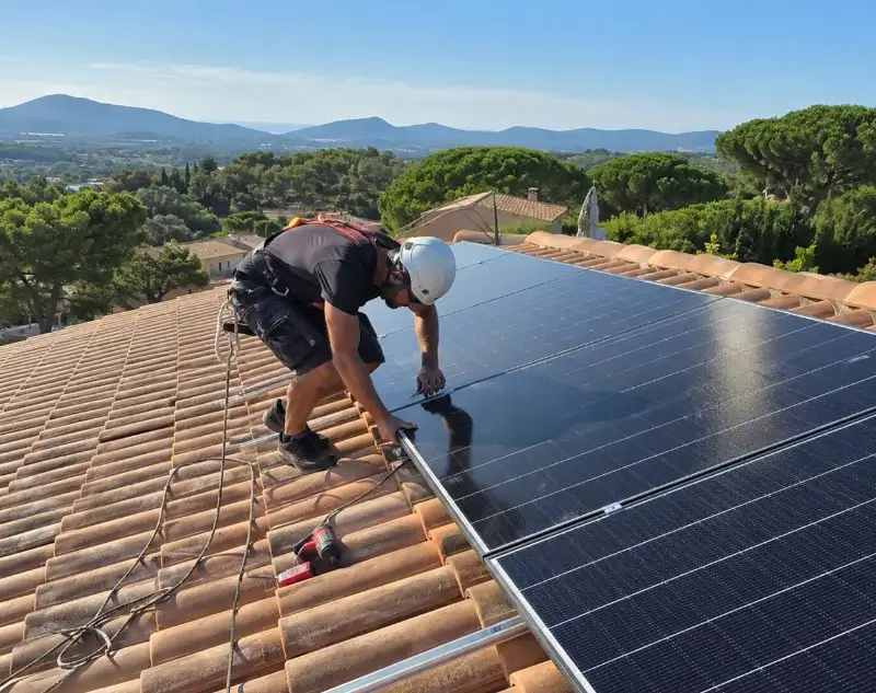 Installateur panneaux solaires Rasteau — pose photovoltaïque sur toiture